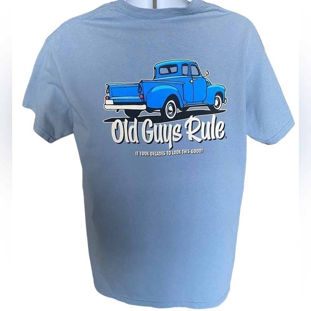 OLD GUYS RULE “It Took Decades to Look This Good” Tee Shirt Men L Large